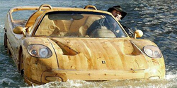 houten auto